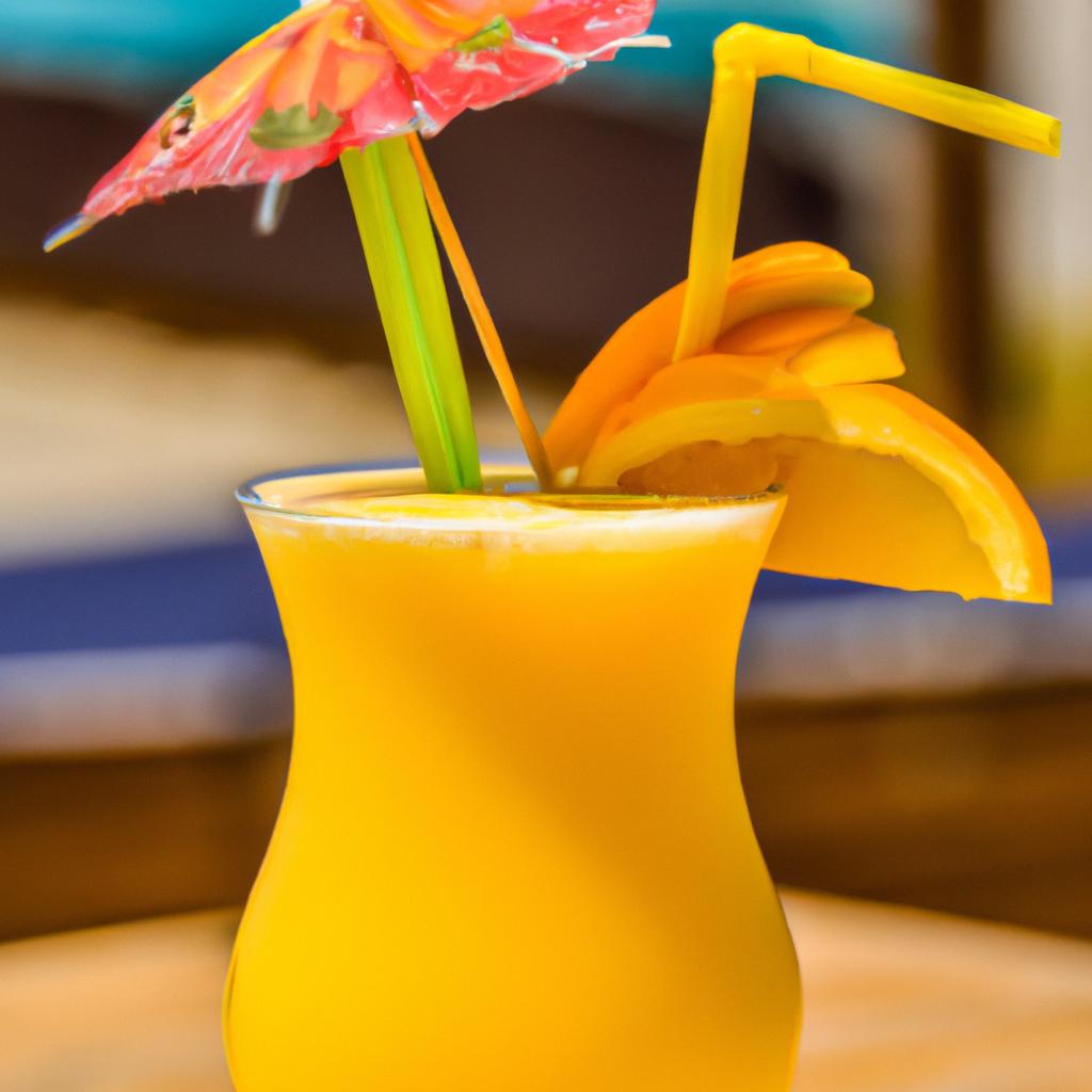 Ein fruchtiger Mocktail Mango Tango - ein alkoholfreier Drink ...
