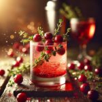 Mocktail Cranberry Thyme Sparkle