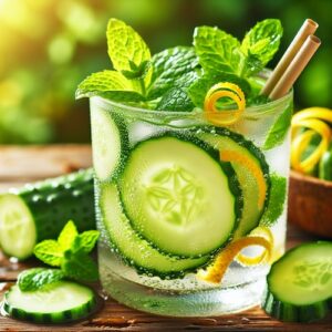 Mocktail Cucumber Kiwi Splash (Rezept)