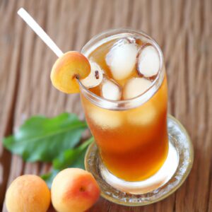 Mocktail Apricot Iced Tea.