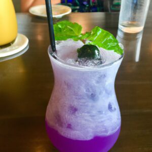 Mocktail Blueberry Basil Bliss.