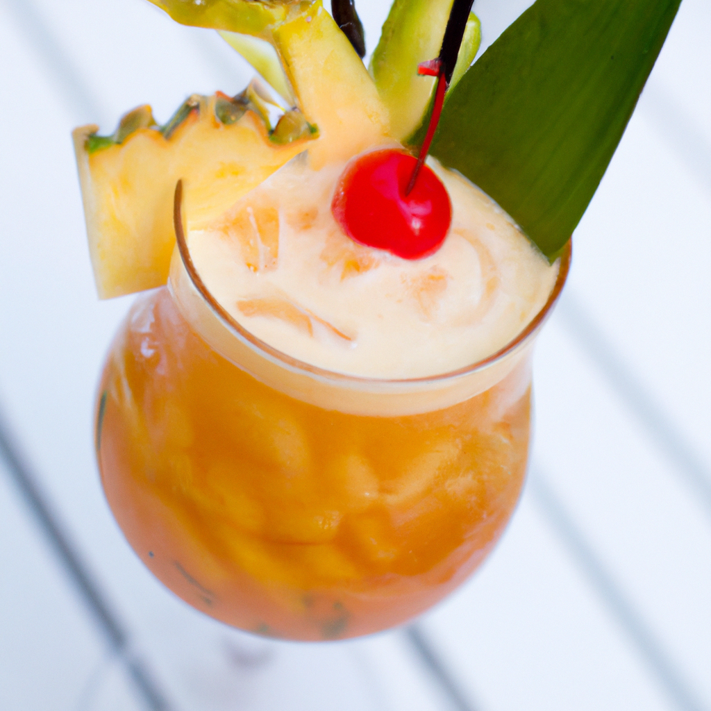 Mocktail Caramelized Pineapple Sip (Rezept)