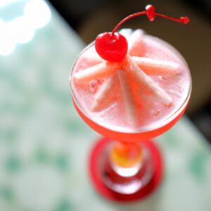 Mocktail Cherry Vanilla Punch.