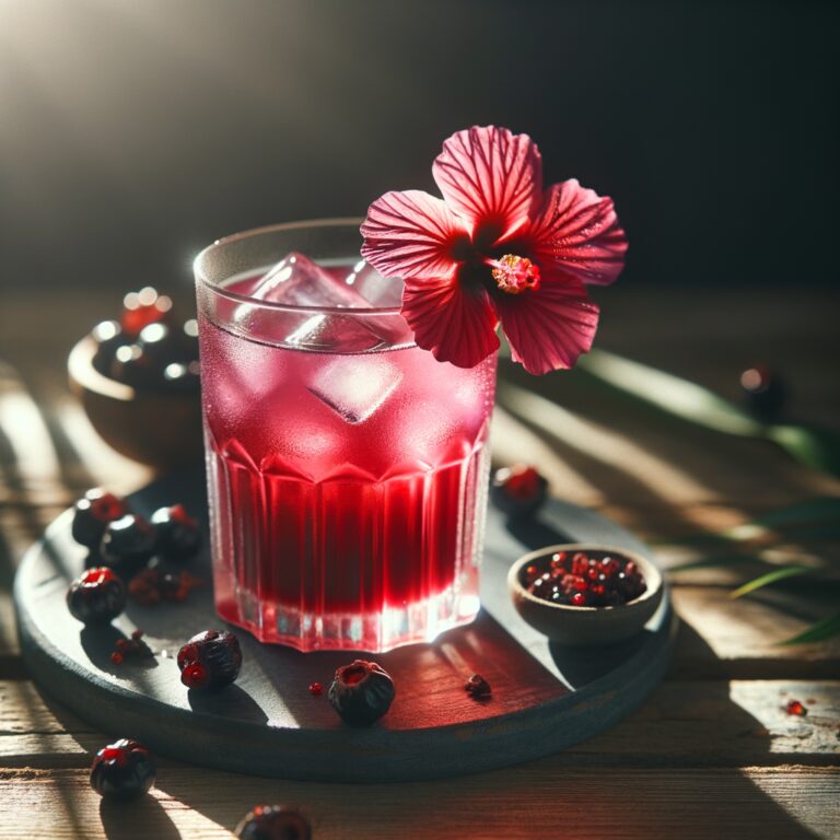 Berry Hibiscus Elixir Mocktail (Rezept)