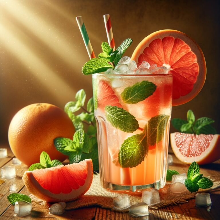 Grapefruit Mint Splash Mocktail (Rezept)