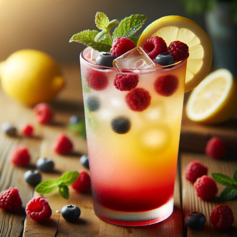 Berry Lemon Splash Mocktail (Rezept)