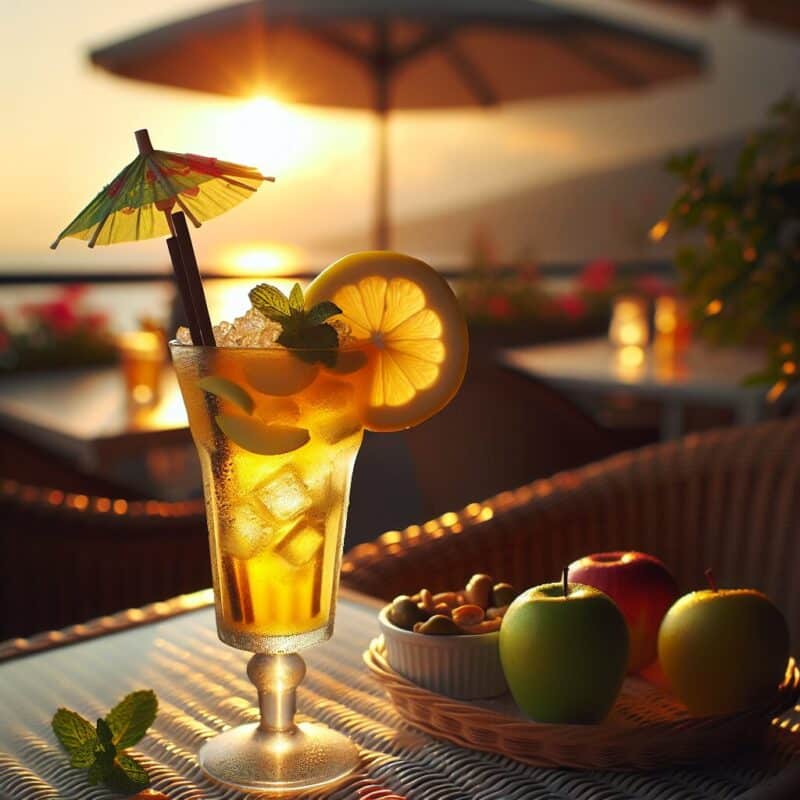 Apple Lemon Mocktail.
