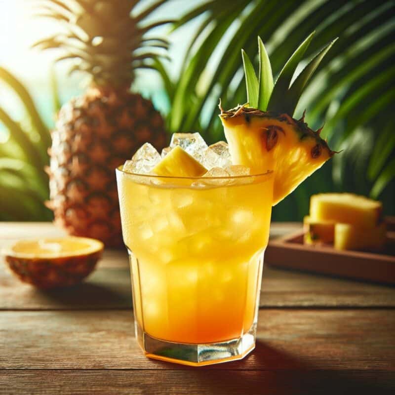 Pineapple Citrus Splash Mocktail.