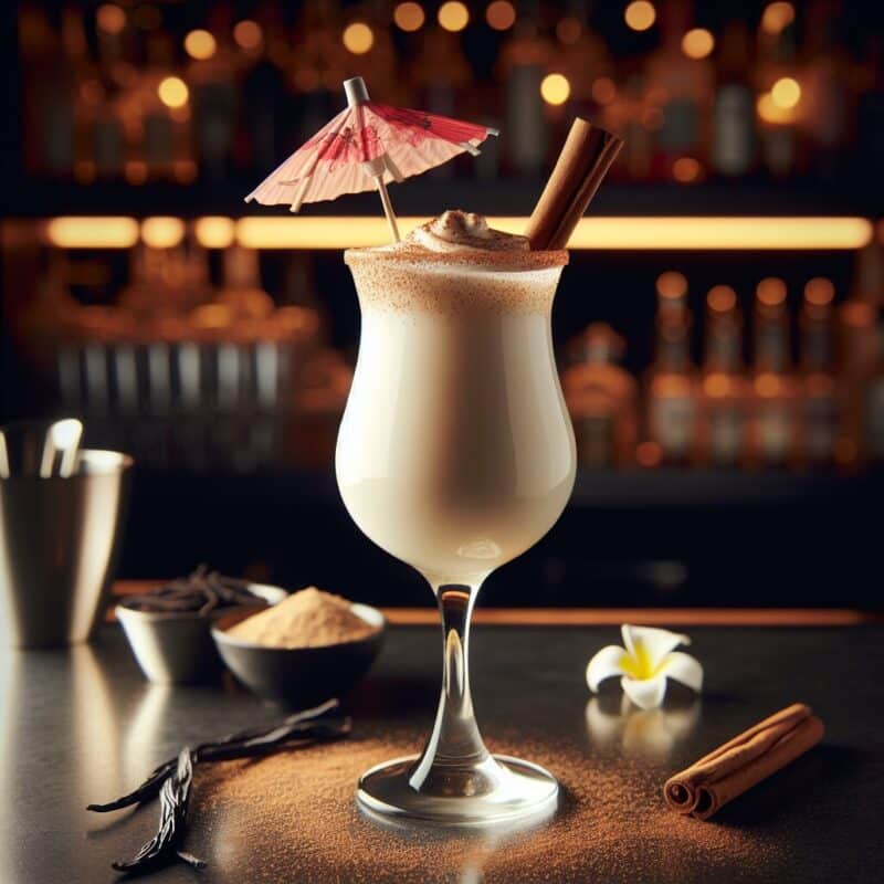 Vanilla Cinnamon Bliss Mocktail.