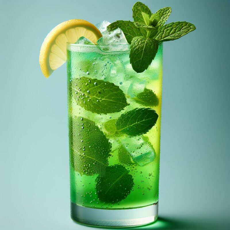 Zesty Mint Splash Mocktail.