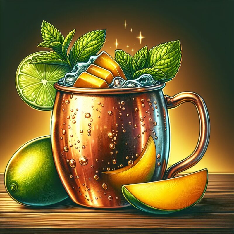 Mango Mule Mocktail.