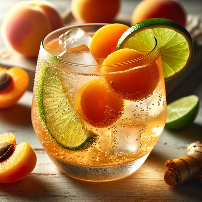 #Apricot Ginger Limeade Mocktail# (Rezept)