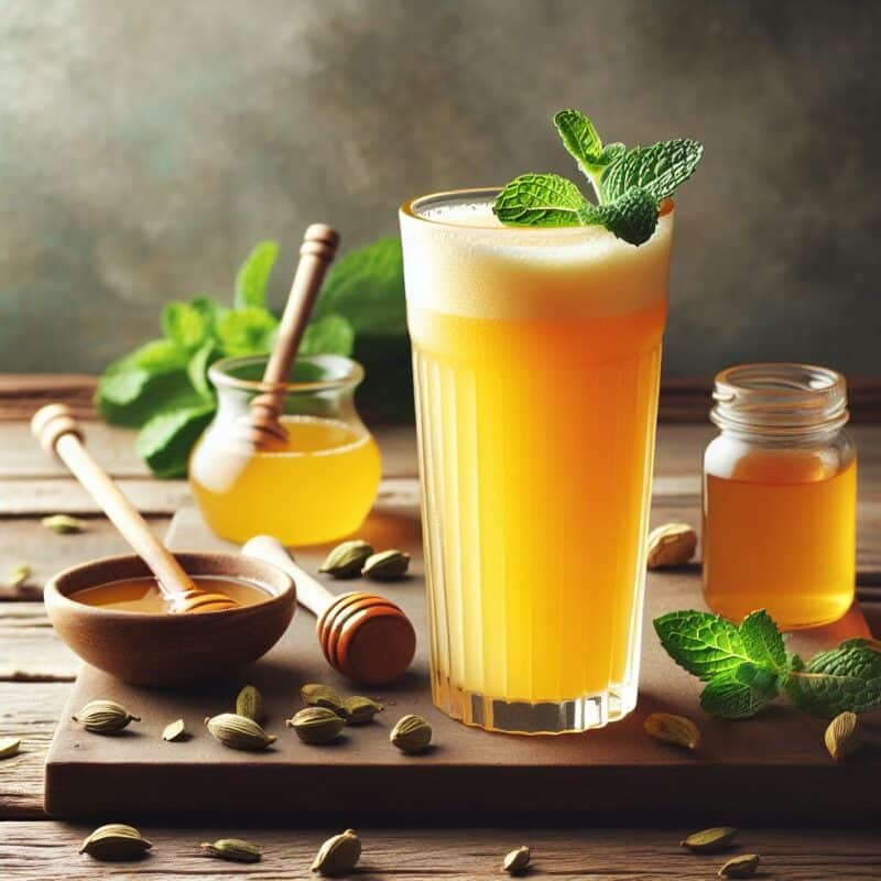 #Honey Cardamom Bliss Mocktail# (Rezept)