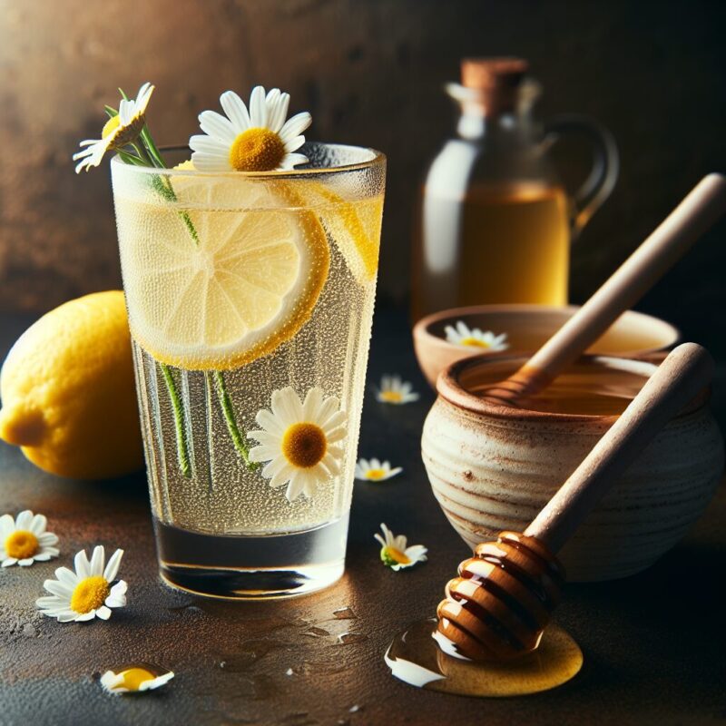 #Honey Lemon Chamomile Bliss Mocktail# (Rezept)