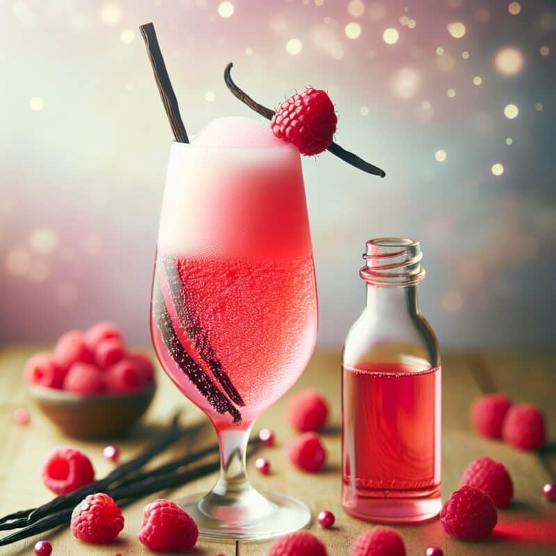 #Raspberry Vanilla Breeze Mocktail# (Rezept)