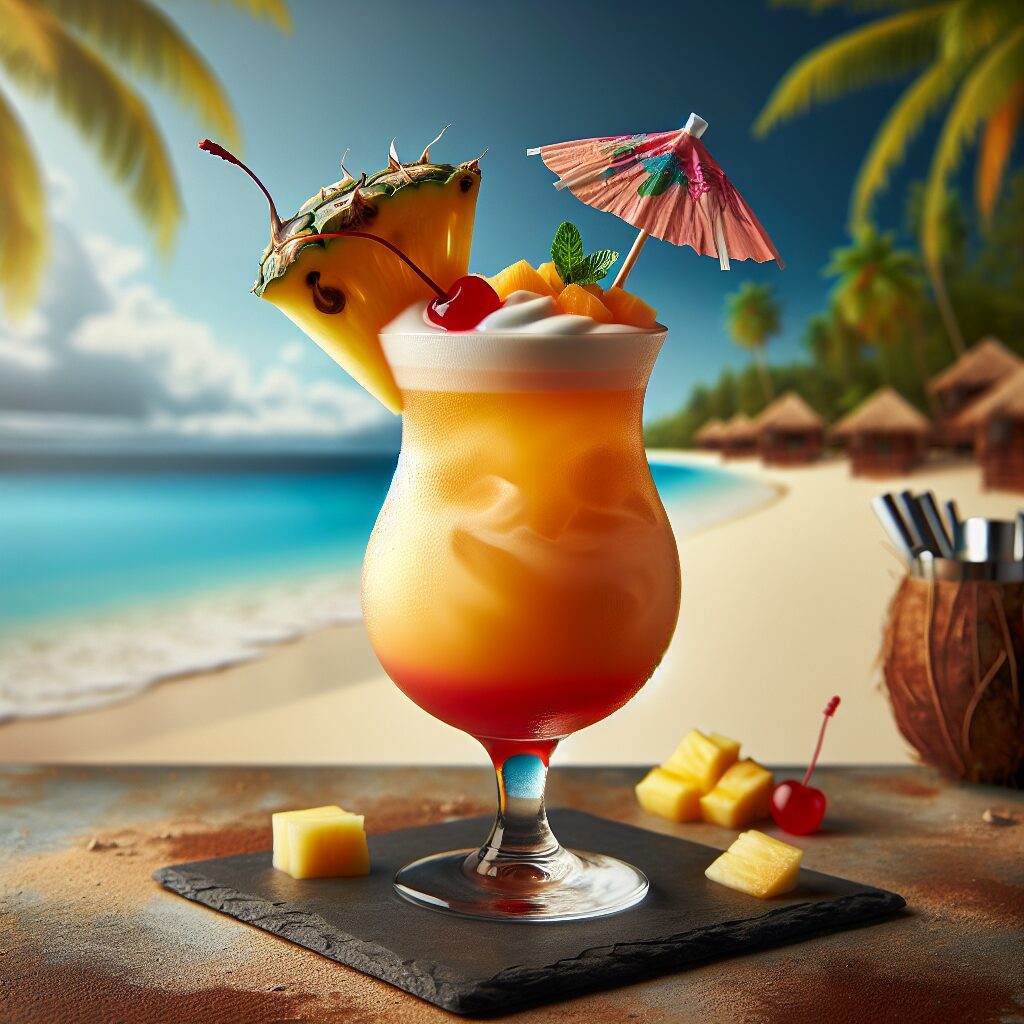 #Virgin Bahama Mama Mocktail# (Rezept)