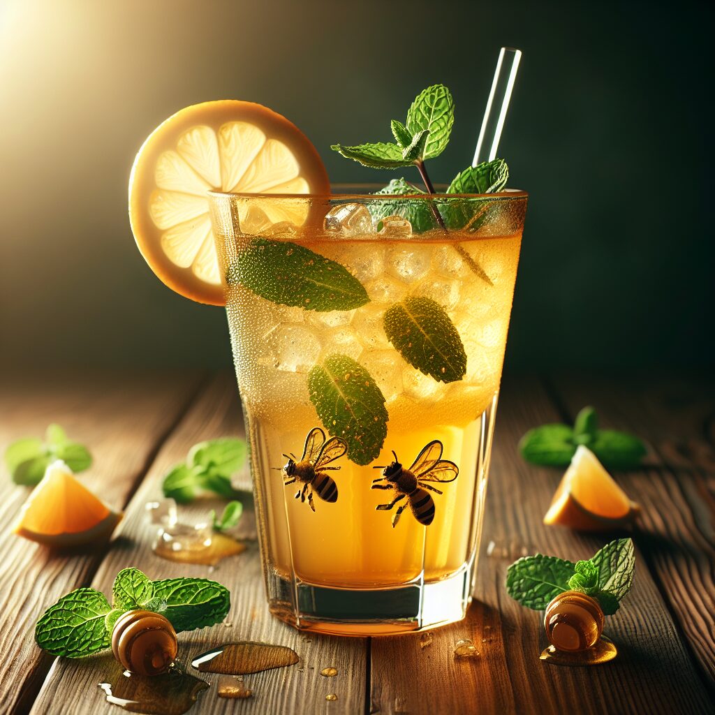 #Virgin Honey Bee Mocktail# (Rezept)