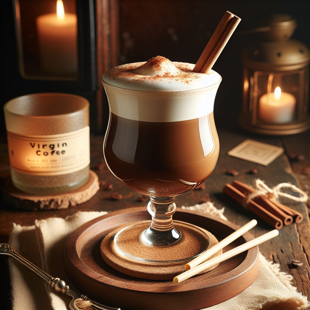 #Virgin Irish Coffee Mocktail# (Rezept)