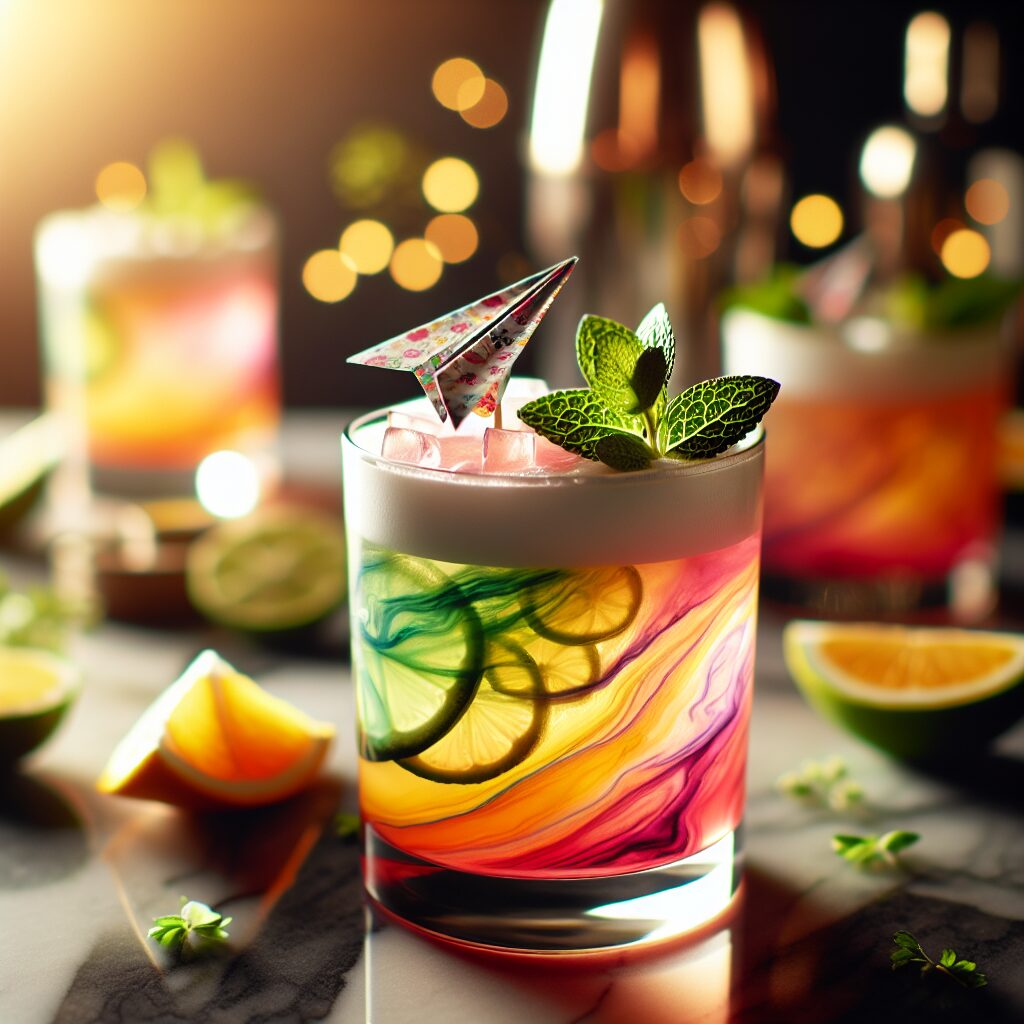 #Virgin Paper Plane Mocktail# (Rezept)