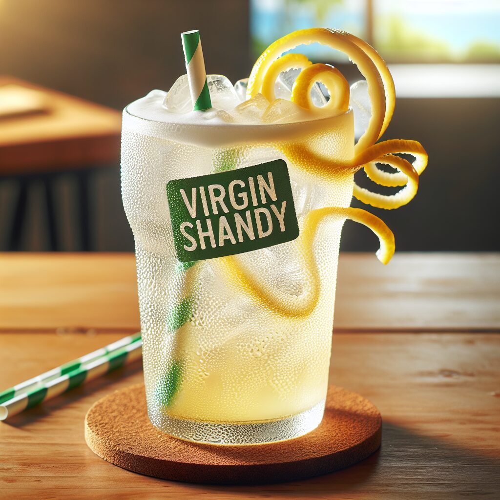 #Virgin Shandy Mocktail# (Rezept)