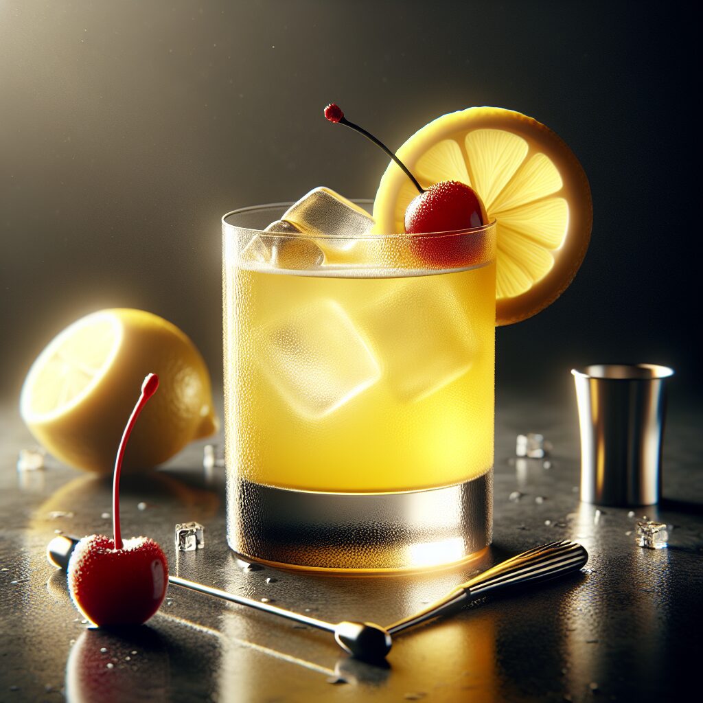 #Virgin Whiskey Sour Mocktail# (Rezept)