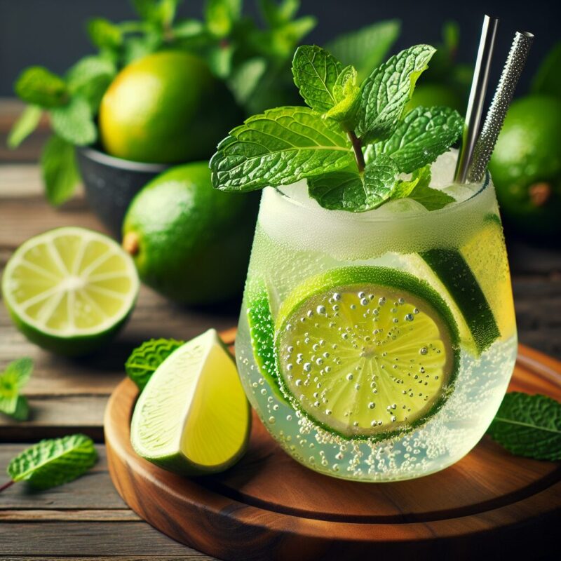 #Yuzu Mint Lime Bliss Mocktail# (Rezept)